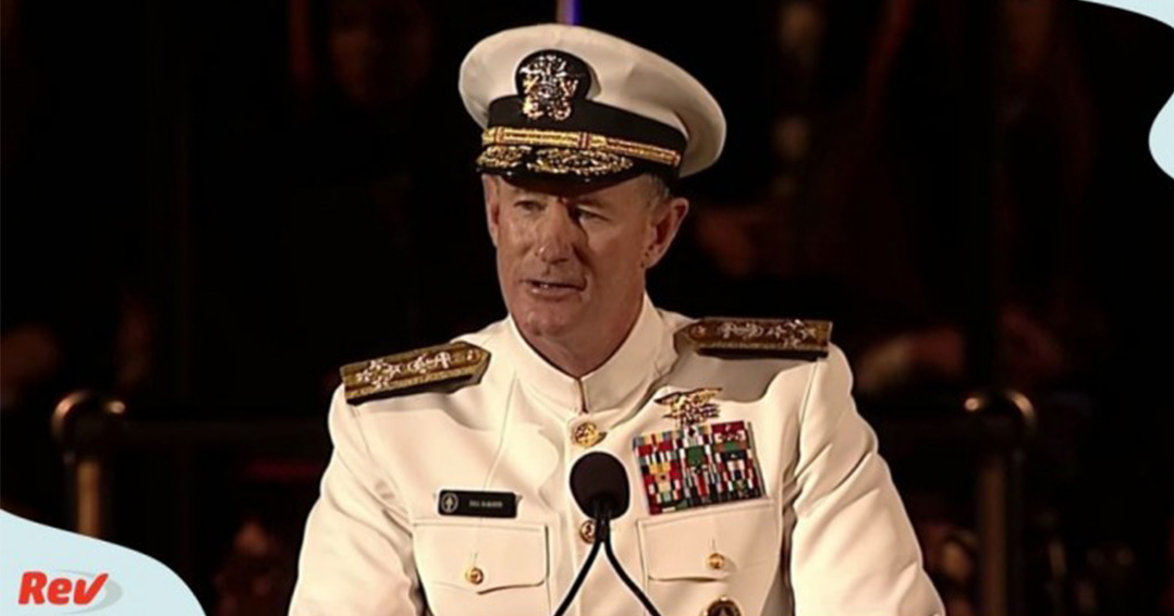 Kiu Book Club: Make Your Bed By Admiral William Mcraven