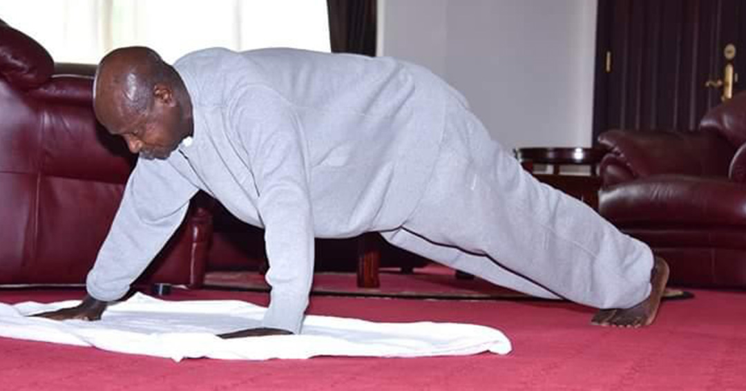 75 Is The New 30 As President Museveni Drops A New Workout Video