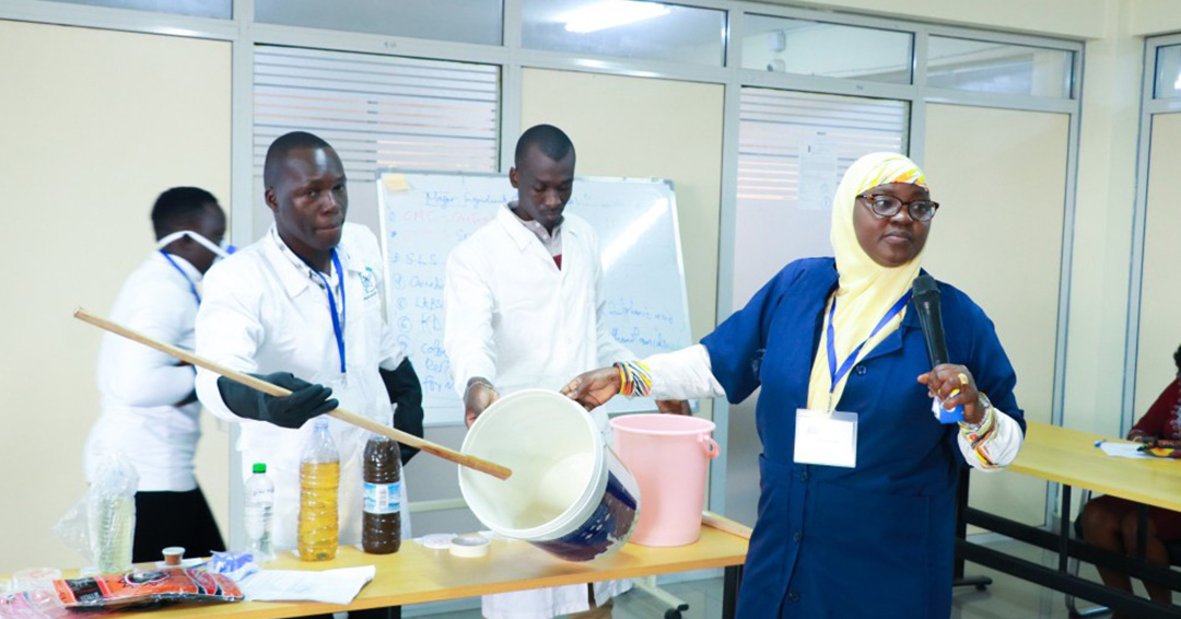 Coeei Holds Hands-on Training On Liquid Dishwash Production