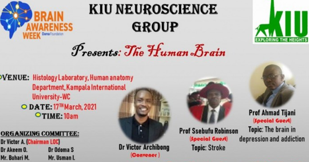 Kiu Neuroscience Forum Awareness Program On The Human Brain Set For March 17