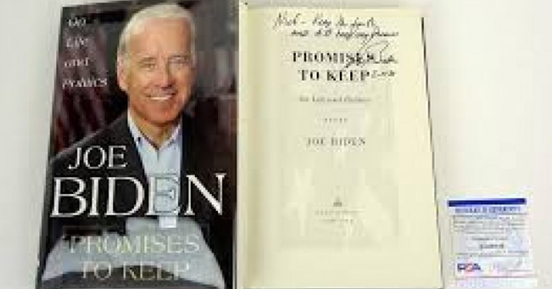 Kiu Book Club: Promises To Keep By Joe Biden