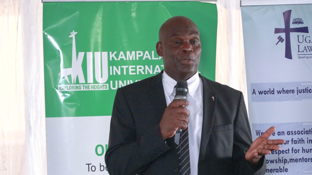 Justice Mike Chibita Advices KIU Law Students on How to Thrive in Trans-border Legal Practice