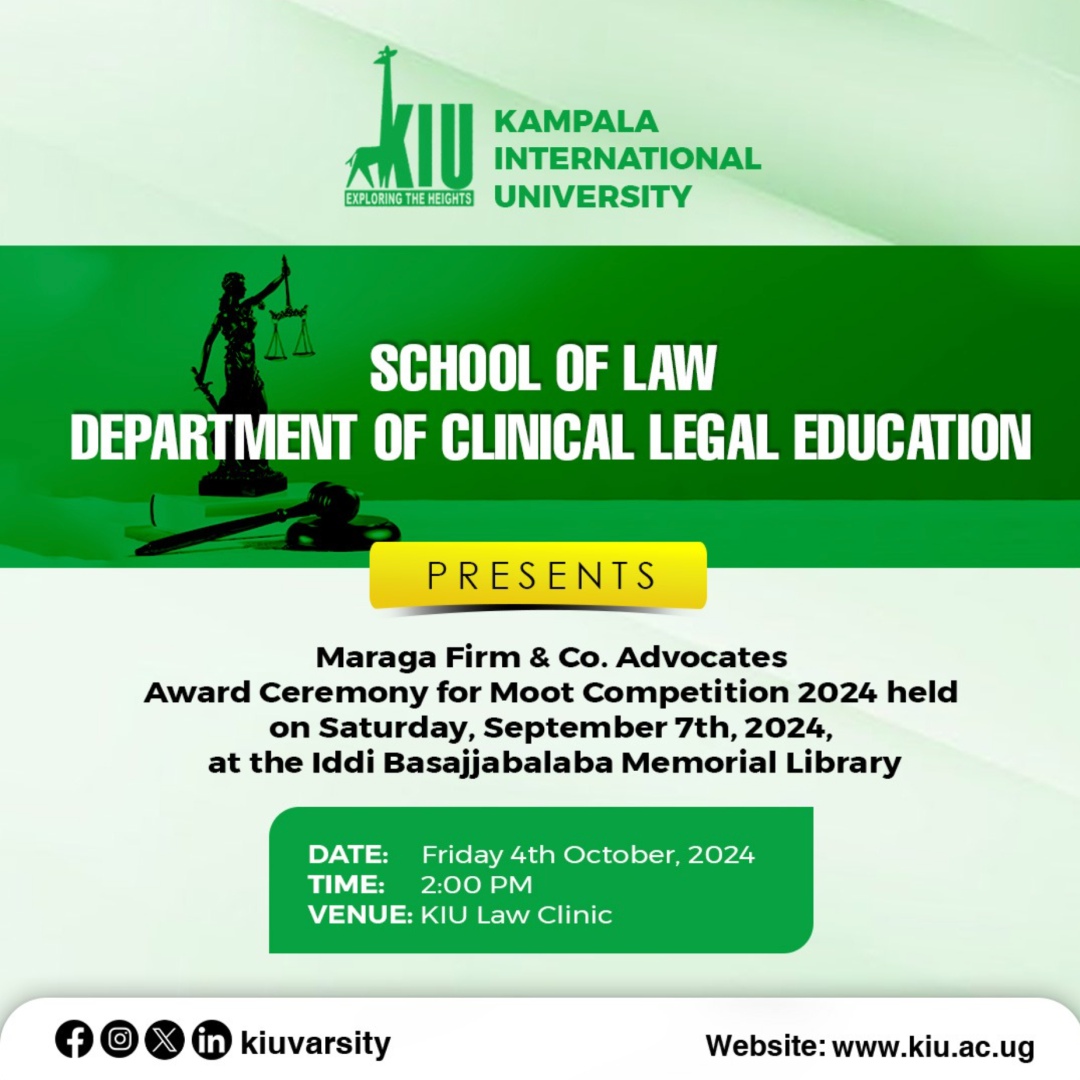 Award Ceremony for Moot Competition 2024